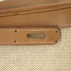 Hermes Kelly 32 cm handbag in gold box leather and beige canvas - Detail D5 thumbnail