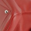 Hermes Victoria handbag in red leather taurillon clémence - Detail D4 thumbnail