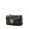 Gucci shoulder bag in black quilted leather - 00pp thumbnail