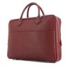 Borsa portadocumenti Hermes in pelle togo bordeaux - 00pp thumbnail