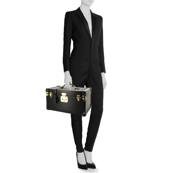 Beauty Louis Vuitton Vanity in pelle Epi nera - Detail D1