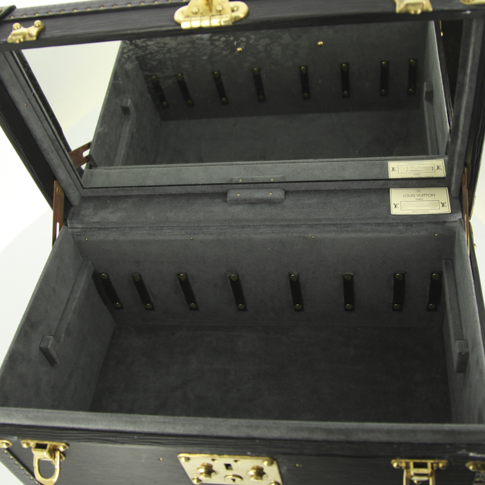Beauty Louis Vuitton Vanity in pelle Epi nera - Detail D3