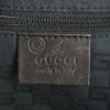 Bolso de mano Gucci en ante negro y cuero marrón oscuro - Detail D3 thumbnail