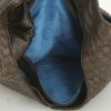 Bottega Veneta shoulder bag in brown two tones braided leather - Detail D2 thumbnail