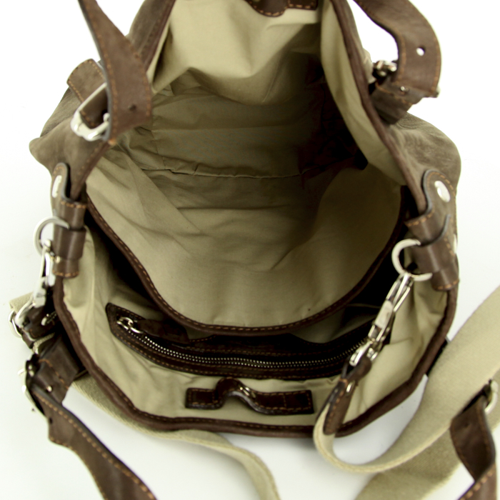 Shopping bag Tod's G-Bag in pelle marrone - Detail D3