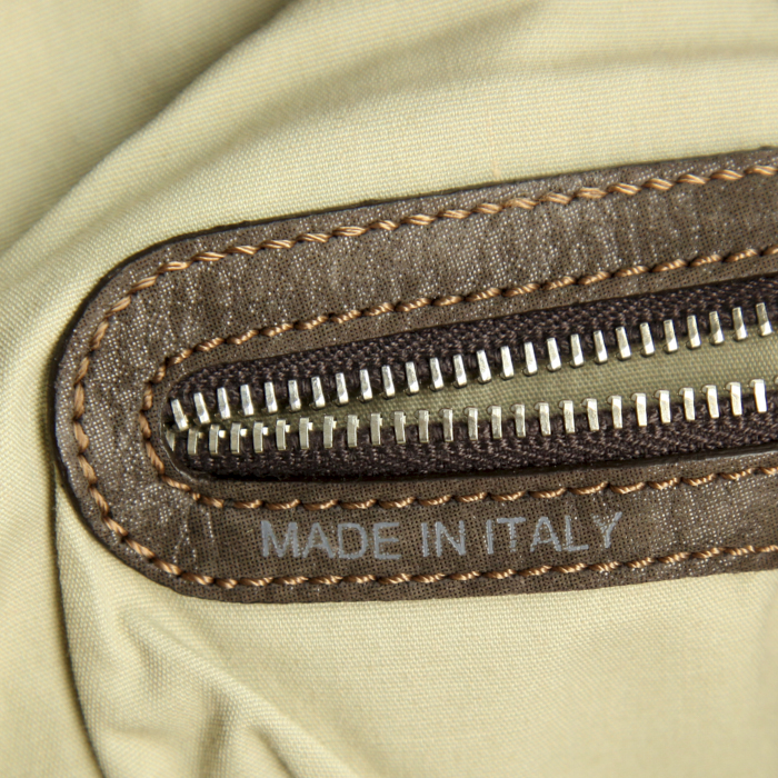 Bolso Cabás Tod's G-Bag en cuero marrón - Detail D4