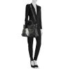 Balenciaga Velo handbag in black leather and black leather - Detail D2 thumbnail