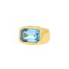 Fred signet ring in yellow gold and topaz - 00pp thumbnail