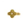 Sortija Van Cleef & Arpels Alhambra Vintage en oro amarillo y diamante - 00pp thumbnail