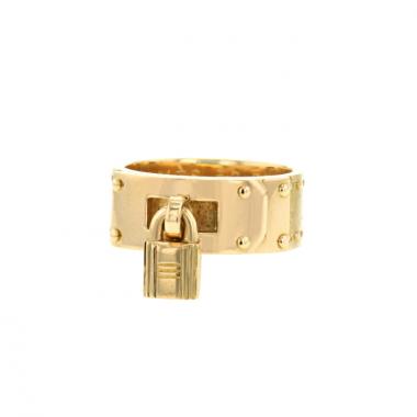 Hermes Cadenas Kelly ring in yellow gold