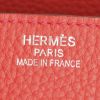 Bolso de mano Hermes Birkin 35 cm en cuero togo rosa - Detail D4 thumbnail