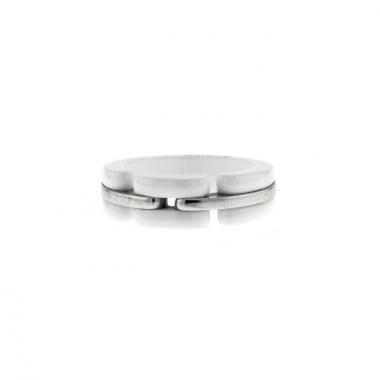 Chanel Ultra medium model ring in white gold and ceramic