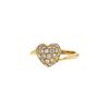 Bague Cartier Coeur et Symbole en or jaune et diamants - 00pp thumbnail