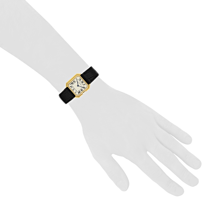 Montre Cartier Ceinture en or jaune Vers  1980 - Detail D1