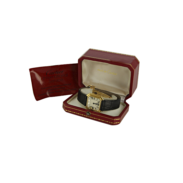 Cartier Ceinture watch in yellow gold Circa  1980 - Detail D2