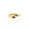 Cartier 1980's ring in yellow gold and sapphires - 360 thumbnail