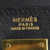 Sac à main Hermes Kelly 32 cm en cuir box bleu-nuit - Detail D4 thumbnail