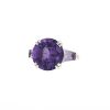Mauboussin Extrêmement Libre et Sensuel solitaire ring in white gold and amethysts - 00pp thumbnail