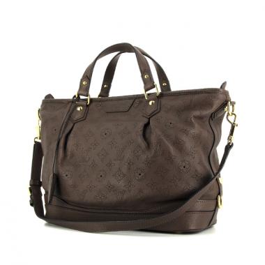 Borsa Louis Vuitton Stellar modello piccolo in pelle Mahina marrone