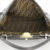 Fendi Peekaboo medium model handbag in black leather - Detail D3 thumbnail