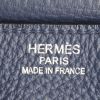 Borsa Hermes Birkin 40 cm in pelle togo blu - Detail D3 thumbnail