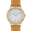 Reloj Hermes Clipper - Wristlet Watch de acero y chapado en oro amarillo Circa  2000 - 00pp thumbnail