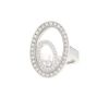 Chopard Happy Spirit ring in white gold and diamonds - 00pp thumbnail