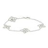 Louis Vuitton Fleur bracelet in white gold and diamonds - 00pp thumbnail