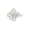 Louis Vuitton Fleur ring in white gold and diamonds - 00pp thumbnail