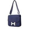 Borsa Hermes Hermes Constance in pelle Swift blu marino - 00pp thumbnail