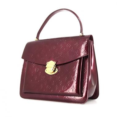 Sac à main Louis Vuitton en cuir vernis monogram bordeaux