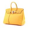 Hermes Birkin 35 cm handbag in yellow Soleil epsom leather - 00pp thumbnail