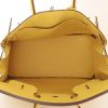 Hermes Birkin 35 cm handbag in yellow Soleil epsom leather - Detail D2 thumbnail