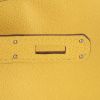 Hermes Birkin 35 cm handbag in yellow Soleil epsom leather - Detail D4 thumbnail