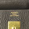 Hermes Birkin 40 cm handbag in brown leather taurillon clémence - Detail D3 thumbnail