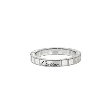 Sortija Cartier Lanière en oro blanco