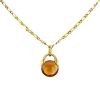 Pomellato necklace in yellow gold and citrine - 00pp thumbnail