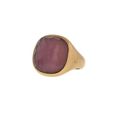 Bague Pomellato Joyce en or rose et quartz rose