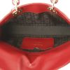 Dior Lady Dior handbag in red leather cannage - Detail D3 thumbnail