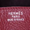 Bolso de mano Hermes Birkin 35 cm en cuero togo color burdeos - Detail D3 thumbnail