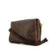 Bolso zurrón Louis Vuitton Abbesses en lona Monogram y cuero natural - 00pp thumbnail