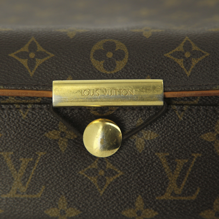 Louis Vuitton Abbesses messenger bag in monogram canvas and natural leather - Detail D2