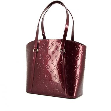 Louis Vuitton shopping bag in purple monogram patent leather