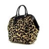 Louis Vuitton Louis Vuitton Editions Limitées large model handbag in black and beige printed patern canvas and black leather - 00pp thumbnail