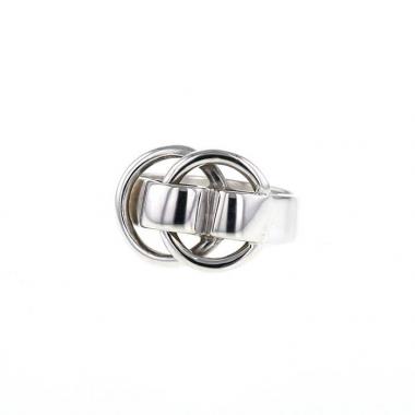 Anello Noeud coulant Hermès in argento