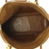 Hermes Bolide large model handbag in gold Barenia leather and beige canvas - Detail D3 thumbnail