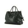 Prada Sac Cabas shopping bag in green leather - 00pp thumbnail
