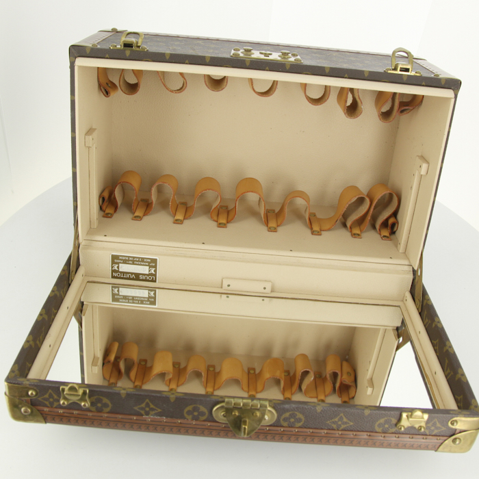 Vanity Louis Vuitton Vanity en toile monogram et cuir - Detail D2