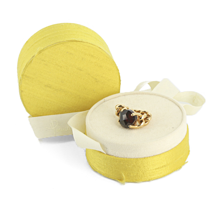 Bague Pomellato Lola en or rose et grenat - Detail D2