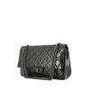 Bolso de mano Chanel 2.55 en cuero acolchado negro - 00pp thumbnail